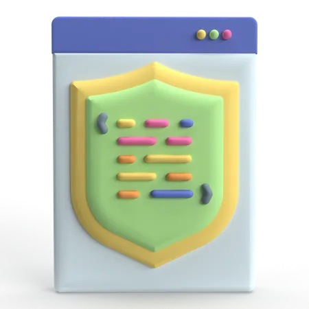 Código de segurança  3D Icon