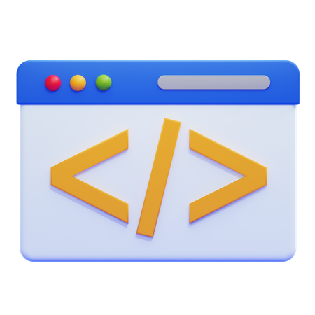코딩  3D Icon