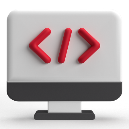 코딩  3D Icon