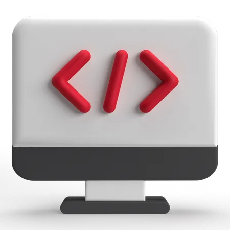 코딩  3D Icon