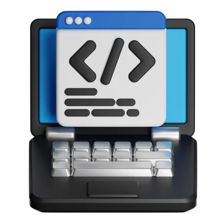 Coding  3D Icon