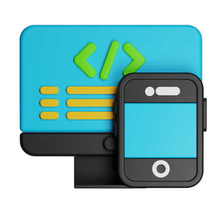 Coding  3D Icon