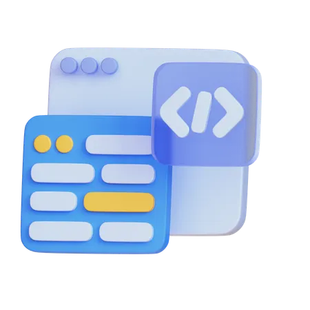 Coding  3D Icon