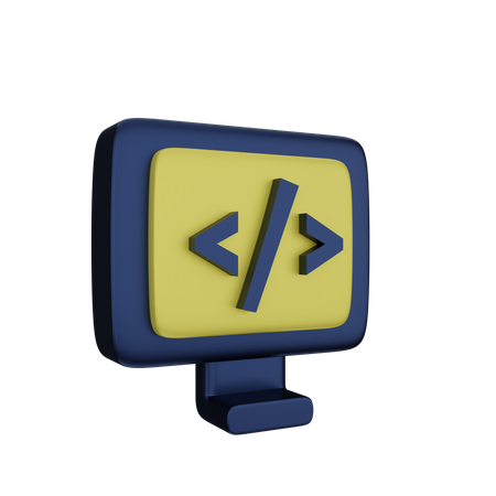 Coding  3D Icon