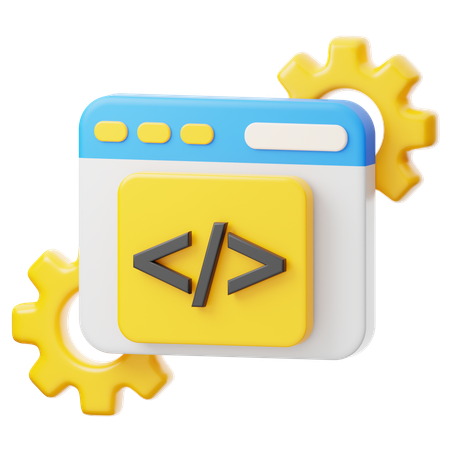 Coding  3D Icon