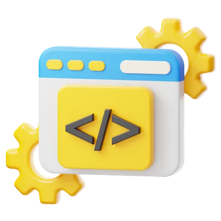 Coding  3D Icon