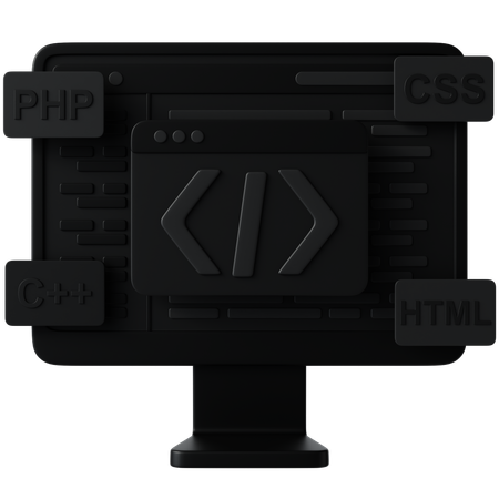 Coding  3D Icon