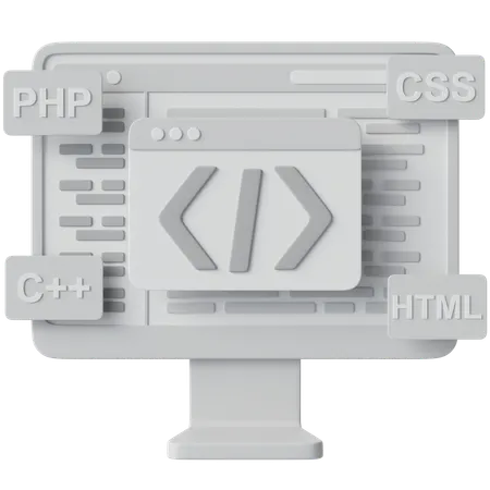 Coding  3D Icon