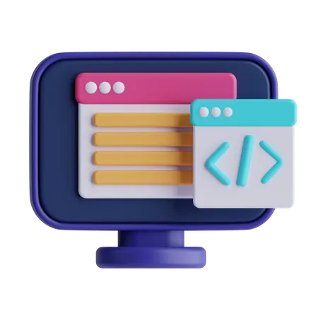 Coding  3D Icon