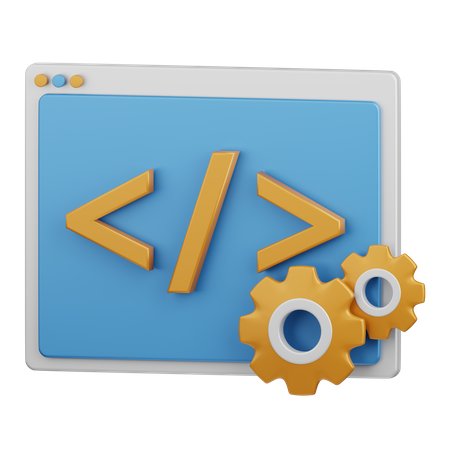 Coding  3D Icon