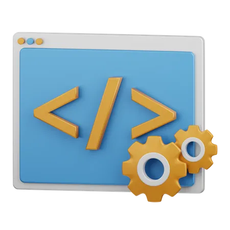 Coding  3D Icon