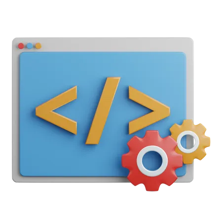 Coding  3D Icon