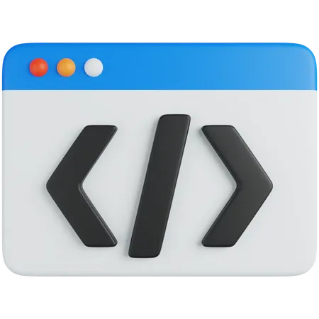 Coding  3D Icon