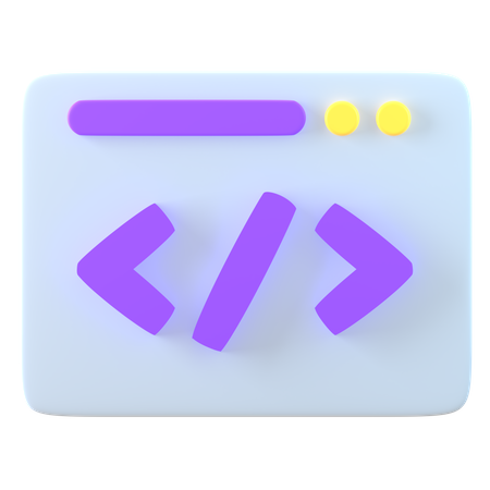 Coding  3D Icon