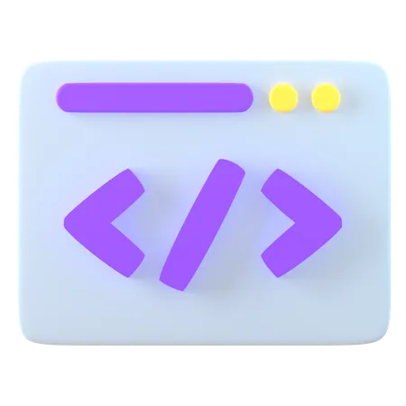 Coding  3D Icon