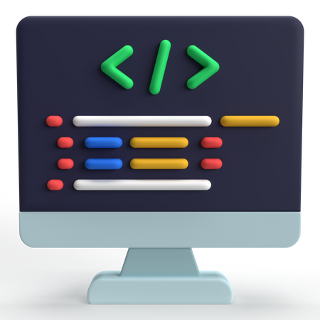 Coding  3D Icon