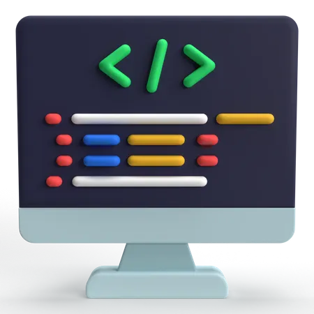 Coding  3D Icon