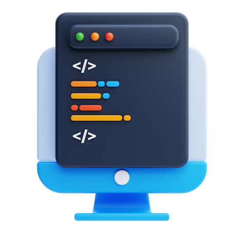 Coding  3D Icon