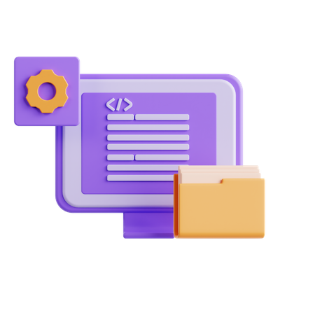 Coding  3D Icon