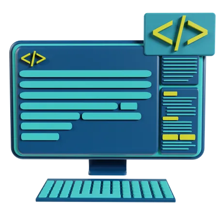 Coding  3D Icon