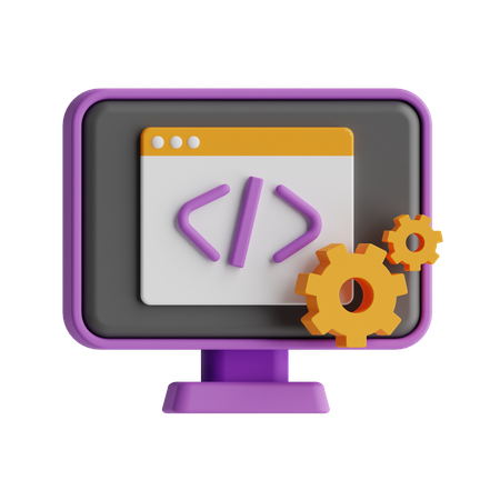 Coding  3D Icon