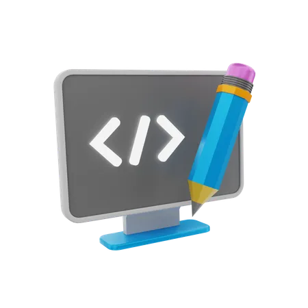 Coding  3D Icon