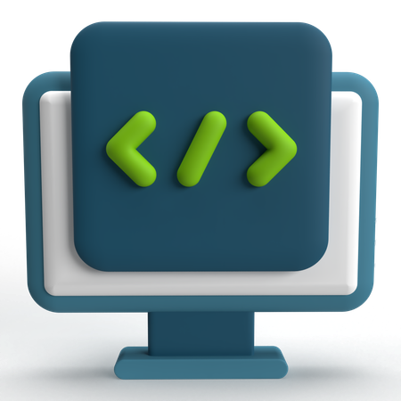 Coding  3D Icon