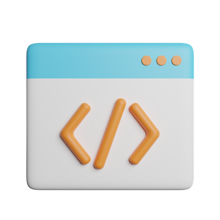 Coding  3D Icon