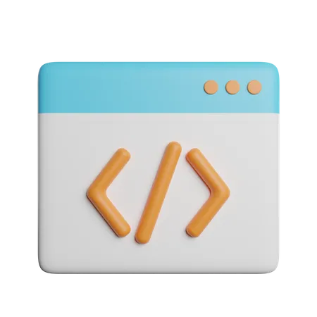 Coding  3D Icon