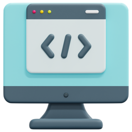 Coding  3D Icon