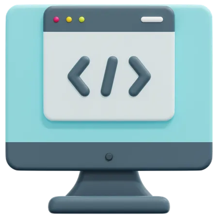 Coding  3D Icon