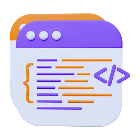 Coding  3D Icon