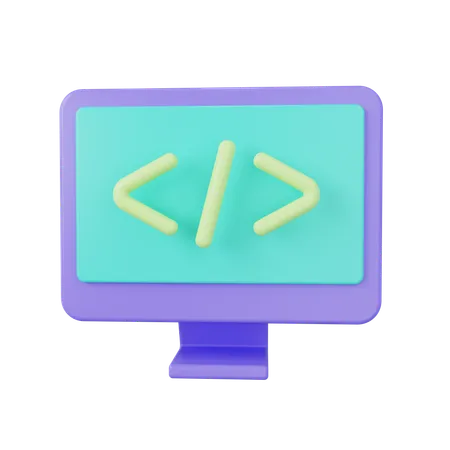 Coding  3D Icon