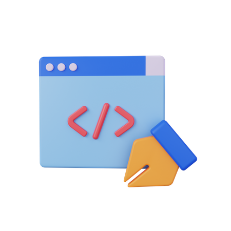 Coding  3D Icon