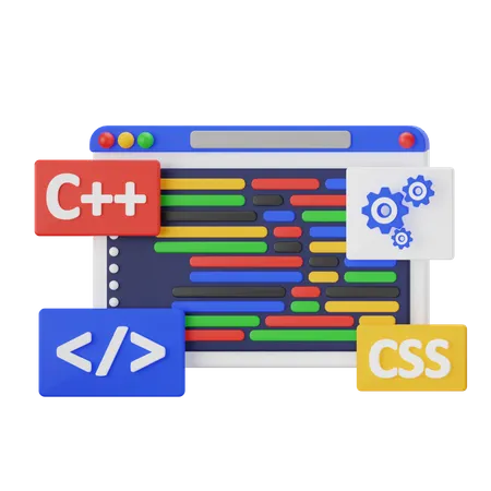 Coding  3D Icon