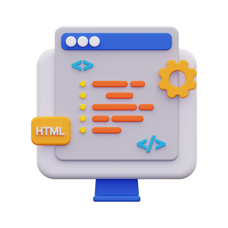 Coding  3D Icon