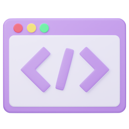 Coding  3D Icon