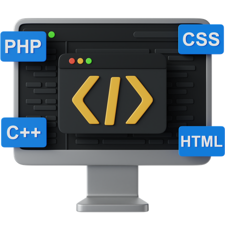 Coding  3D Icon