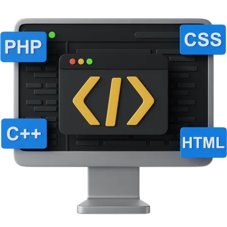 Coding  3D Icon