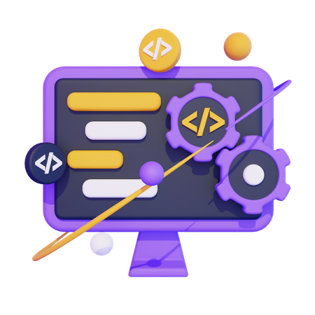 Coding  3D Icon