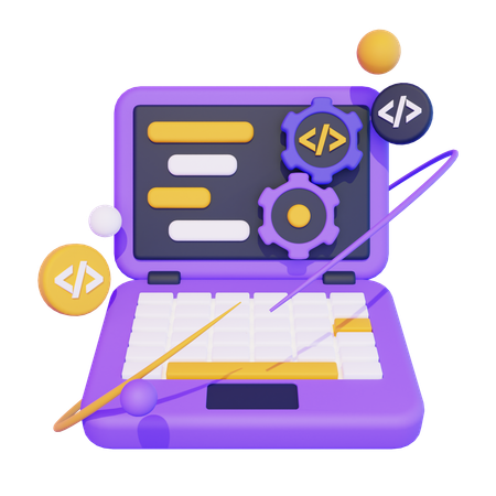 Coding  3D Icon