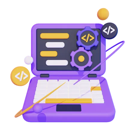 Coding  3D Icon