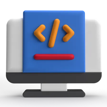 Coding  3D Icon