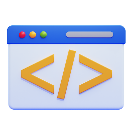 Coding  3D Icon
