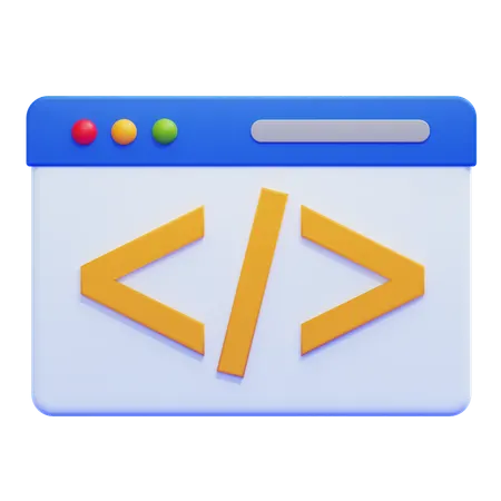 Coding  3D Icon