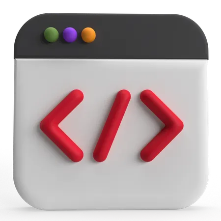 Coding  3D Icon