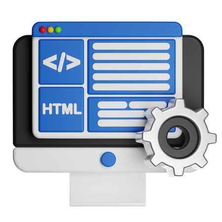 Coding  3D Icon