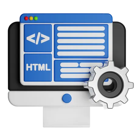 Coding  3D Icon