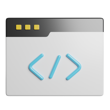 Coding  3D Icon