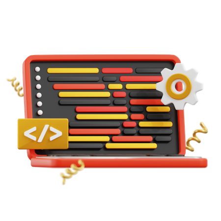 Coding  3D Icon